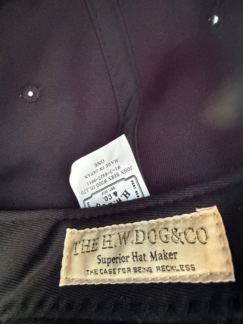 THE H.W.DOG&CO. オンライン限定　オールブラック　レザー