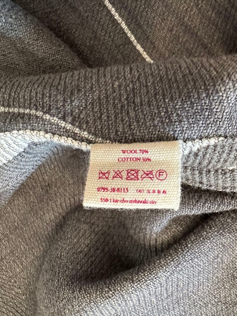 タマキニイメtamaki niime☆ウール・コットン ダークグレー ワンピース