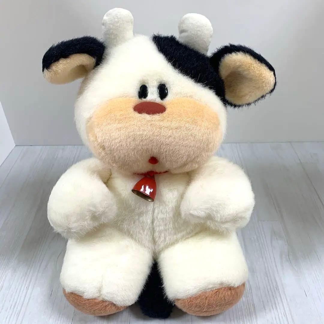 超美品 鳴く！ 昭和レトロ オオイケ モーモー 北海道 ぬいぐるみ 牛