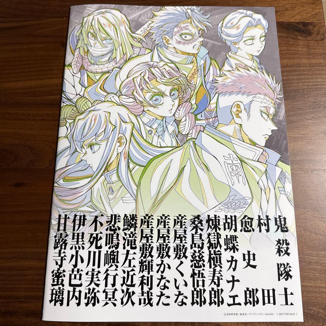 映画 鬼滅の刃 無限城編 特典 第12弾 パンフレット副読本 ～鬼殺隊編