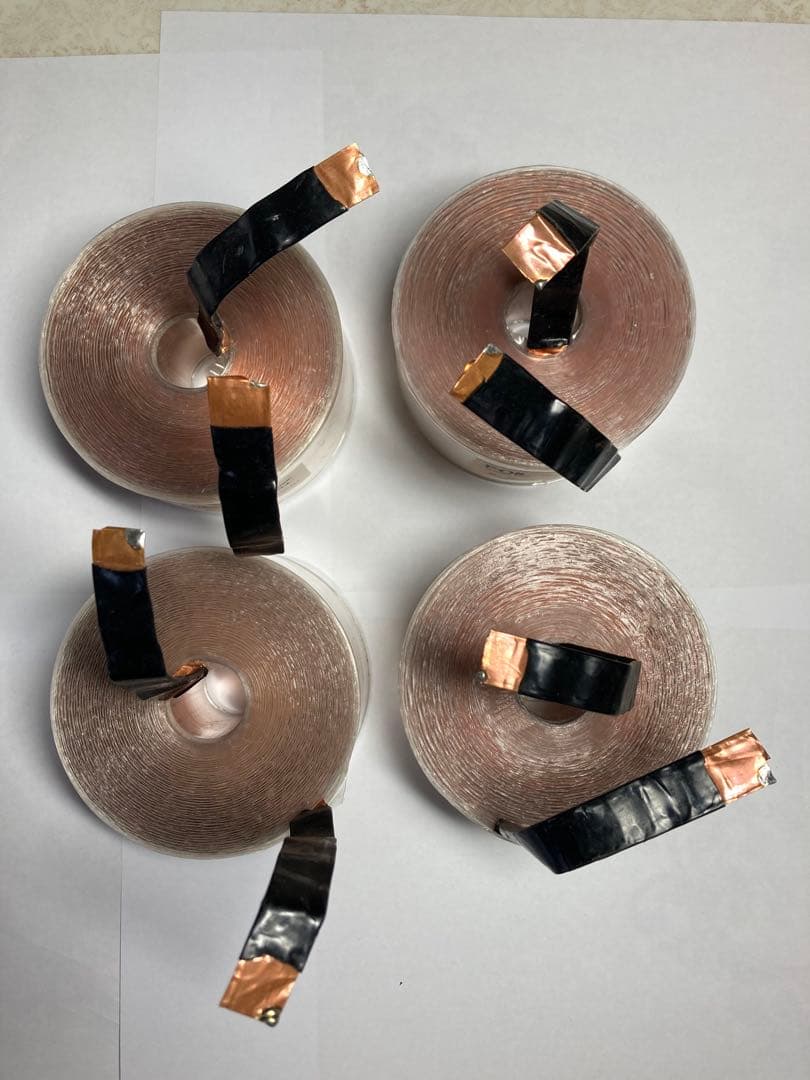 DIY AUDIO OFC 銅箔コイル FA-3821 2.2mH 4個