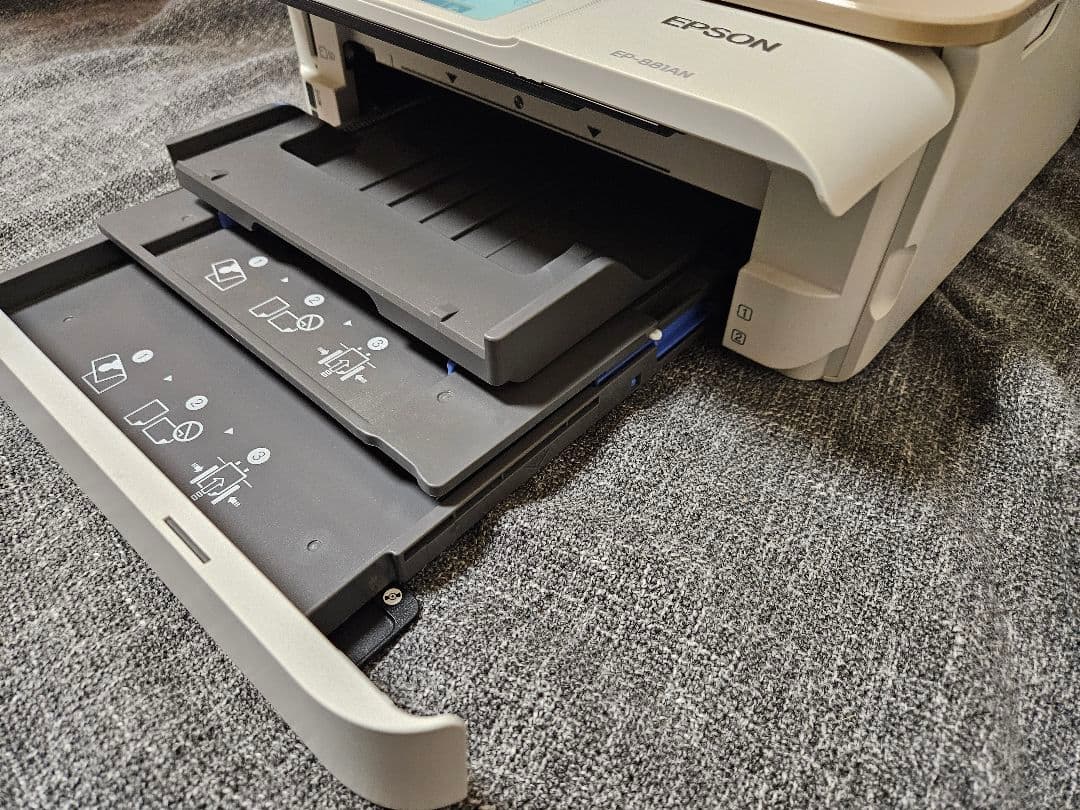 EPSON EP-881AN インクジェットプリンター - メルカリ