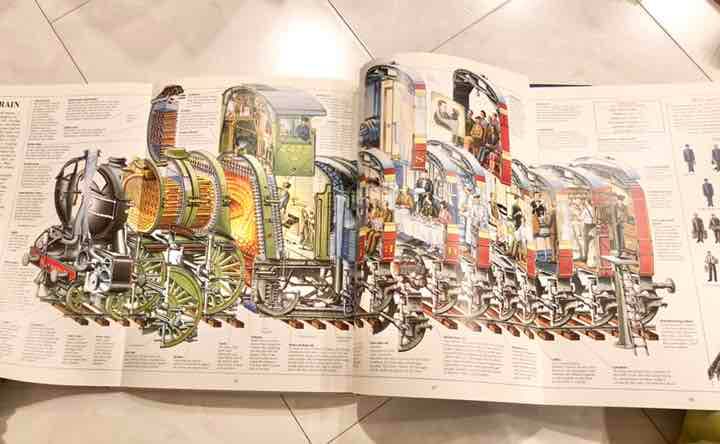 海外製絵本 知育 図鑑 Incredible Cross-Sections 本