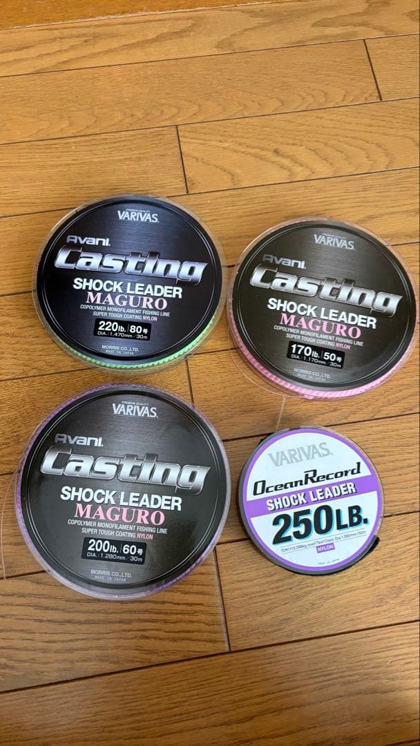 マグロ、ヒラマサ、青物キャスティングルアーとフック、リーダーの