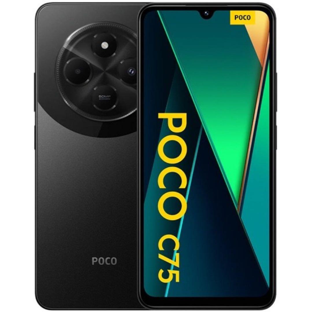 POCO C75 Black 8GB RAM 256GB ROM - メルカリ