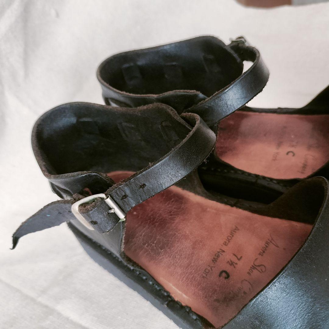 AURORA SHOE メリージェーンニューチャイニーズ　黒 23.5cm