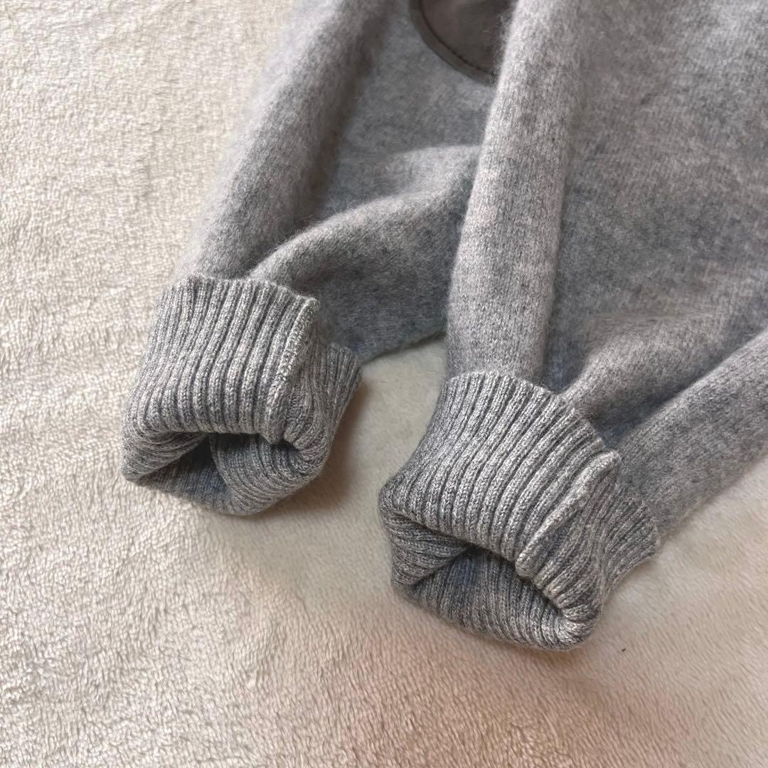 希少✨ブルネロクチネリ カシミヤ100 クルーネックセーター エルボー