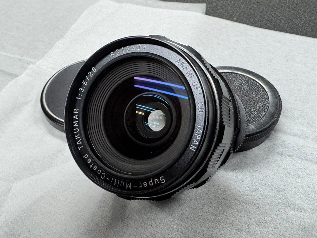 レンズ(単焦点) Super-Multi-Coated TAKUMAR 28mm f/3.5 PENTAX Super Multi Coated Takumar 28mm F/3.5 (M42用) 単焦点レンズ