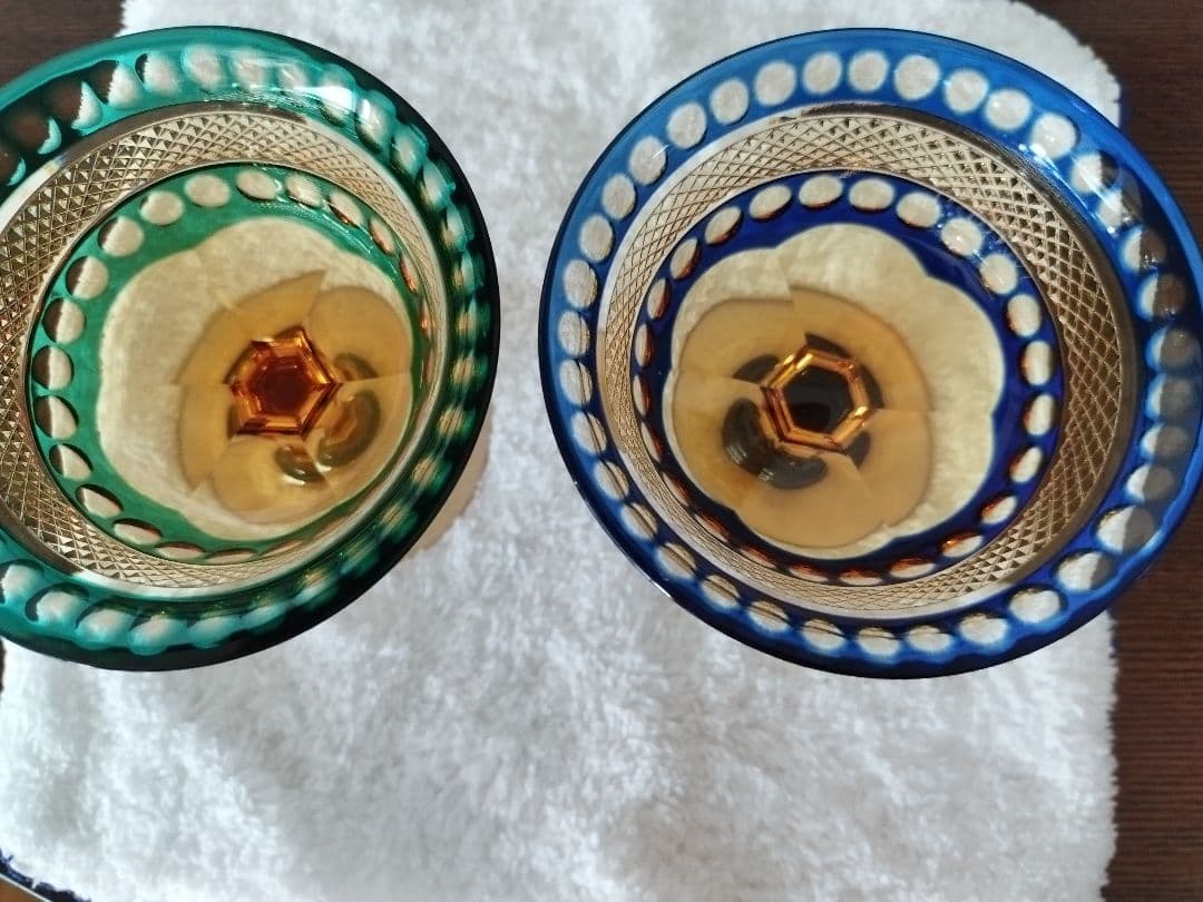 黒木国昭 馬上盃 2個セット 黒木国昭 馬上盃 2個セット グラスアート