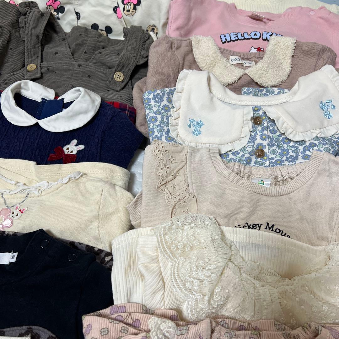 ら*@様 女の子　秋冬服　まとめ売り　90〜95サイズ　50点以上　おまけ付き