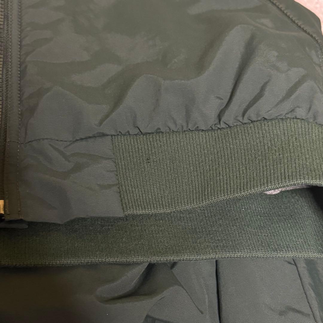 L.L.Bean ウォームアップジャケット　ナイロンフリース　ロゴ刺繍