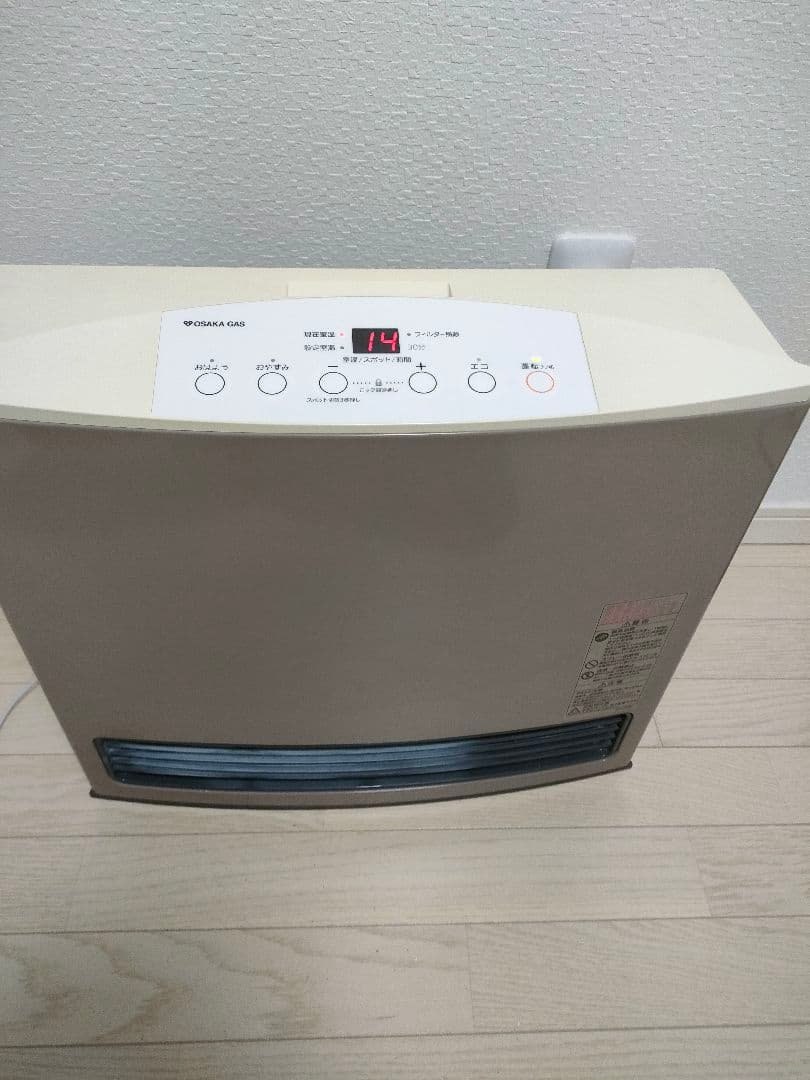 ノーリツ ガスファンヒーター GFH-4004S 都市ガス用 2016年製