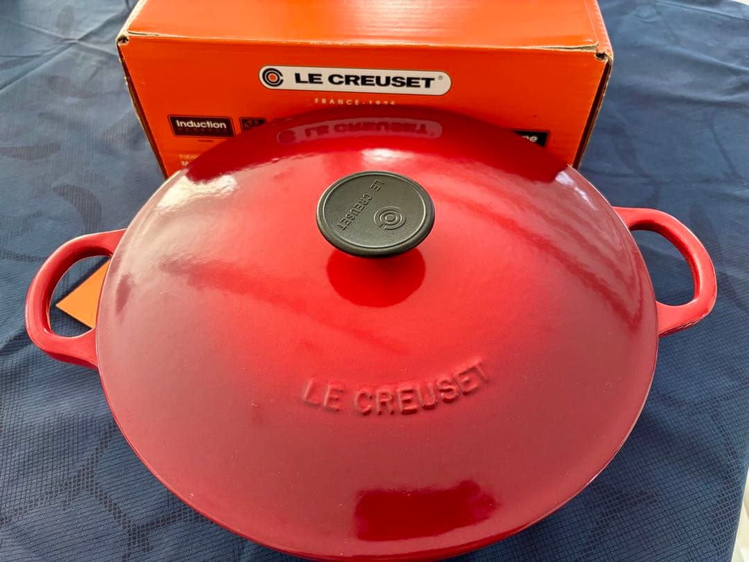 LE CREUSET ル・クルーゼ　両手鍋 26cm 赤 Le Creuset（ル・クルーゼ） 【並行輸入品】ルクルーゼ 鍋 27cm 両手鍋