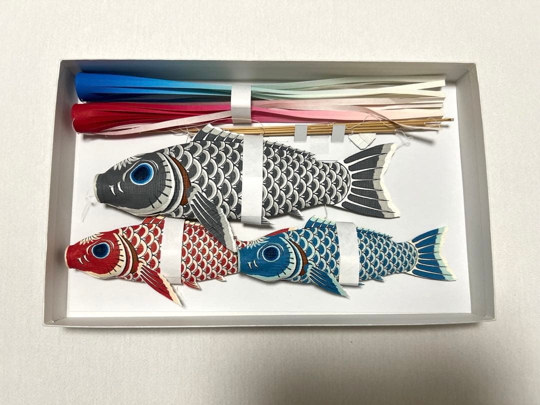 いせ辰 鯉のぼりモビール（黒色）