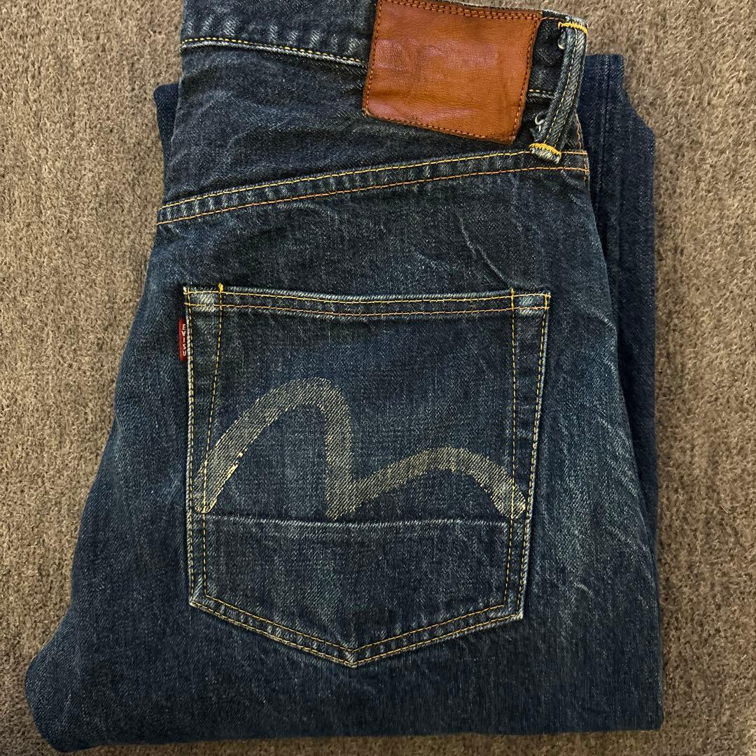 EVISU エヴィス ジーンズ 大黒カモメ ステンシル（染み込みタイプ） EVISU エヴィス 大黒 デニム ジーンズ ビックカモメ 白カモメ2｜Yahoo