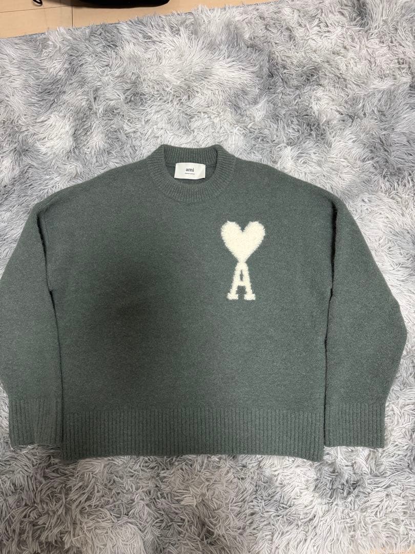 Ami Paris ニット アンティークレイ AMI PARIS ビッグロゴ ニット – Vi・Livre(ヴィ・リブレ)