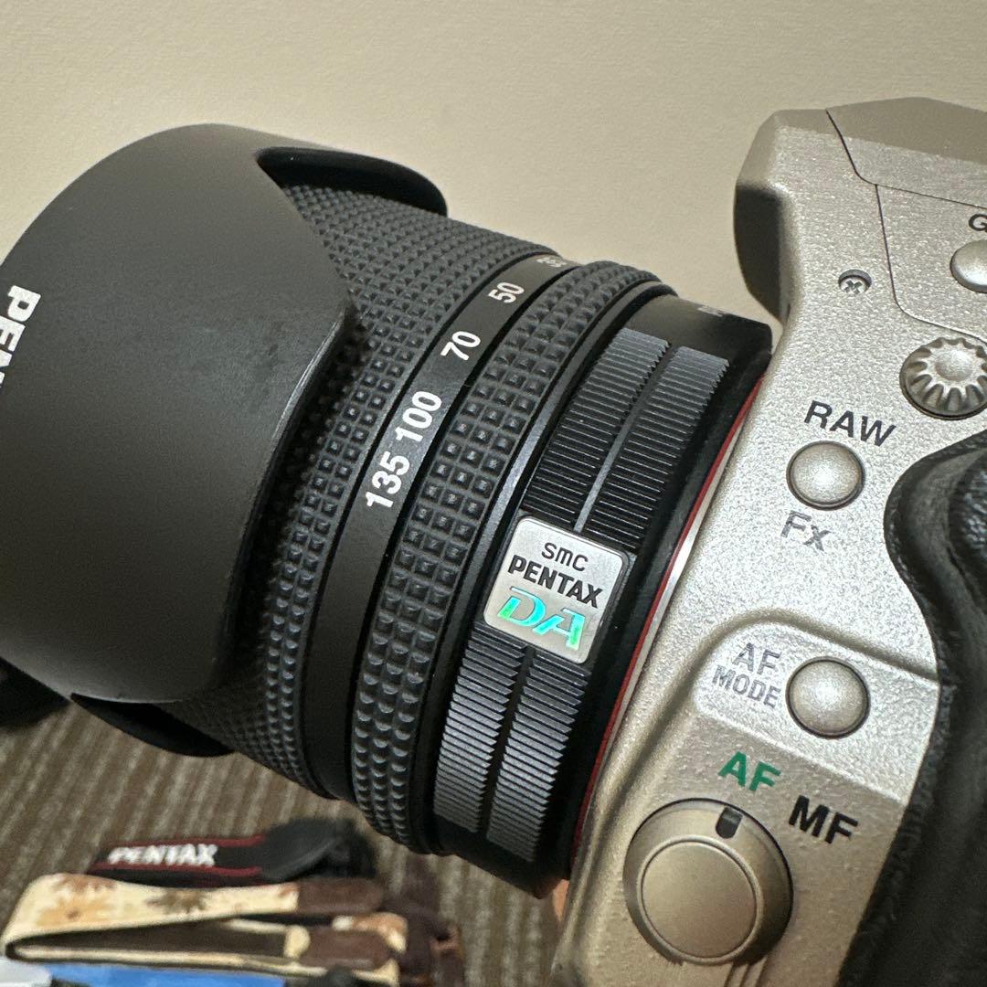 PENTAX K-3 II シルバー 一眼レフ 本体 DA18-135 望遠 - メルカリ