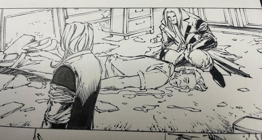 美品・希少・アメコミ　原画　ウィッチブレイド Witchblade