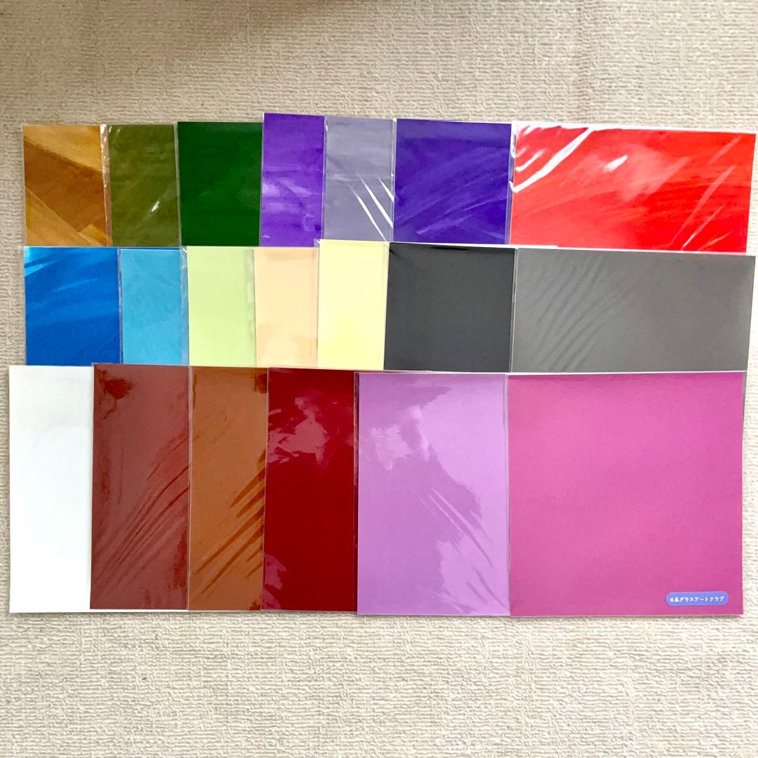 新品 グラスアート フィルム 40枚セット ➀ - メルカリ