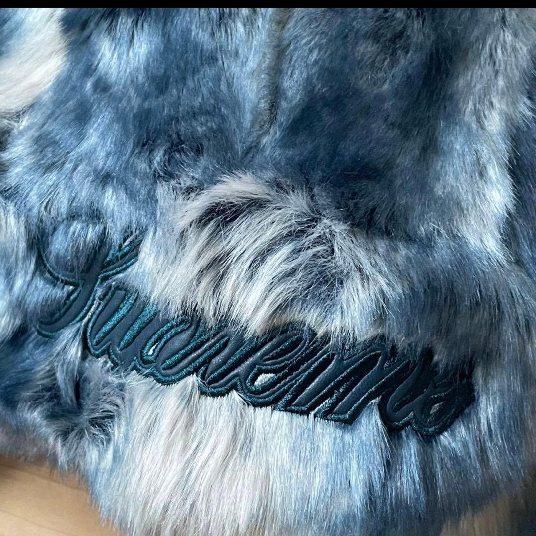 Supreme Faux FurTrooper Blueフライトキャップ