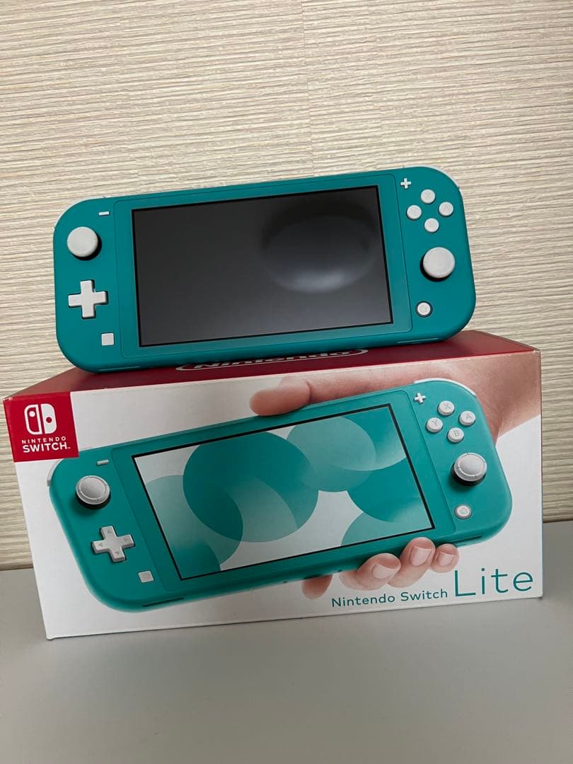 【美品】任天堂Switchライト（ターコイズ） Nintendo Switch 任天堂 Lite ニンテンドースイッチ ライト ターコイズ