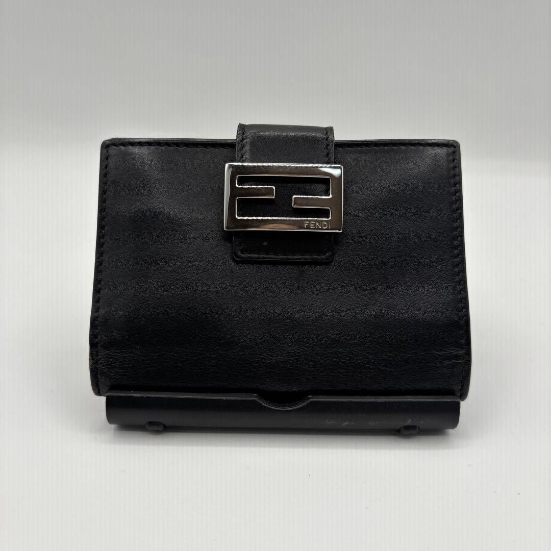 美品 FENDI フェンディ レザー 名刺入れ カードケース 財布 ブラック 楽天市場】【最大2万円OFFクーポン対象・2/25限定】FENDI フェンディ