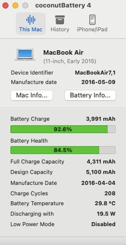 Macbook Air Corei5 1.6Ghz 11インチ 最終2016年製