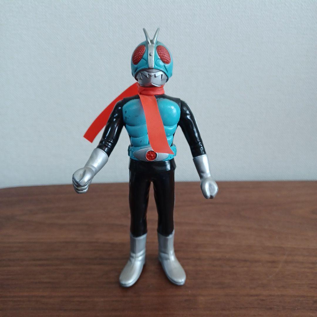 当時物 ポピー製「仮面ライダー」希少ソフビフィギュア5体セット