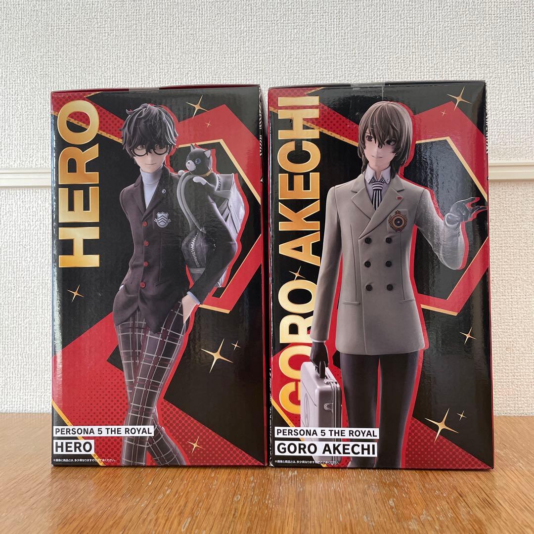 一番くじ ペルソナ5 ザ・ロイヤル A賞 主人公 B賞 明智吾郎 フィギュア