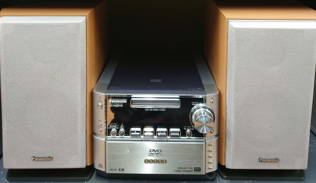 リモコン付】Panasonic SA-PM2DVD コンポ【5連装DVD搭載】 - メルカリ