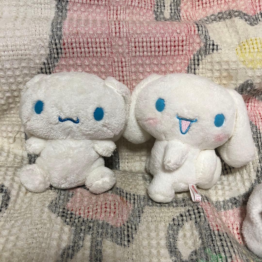 サンリオ シナモロール 2002〜2007 ぬいぐるみ＆マスコット 14こ 中古