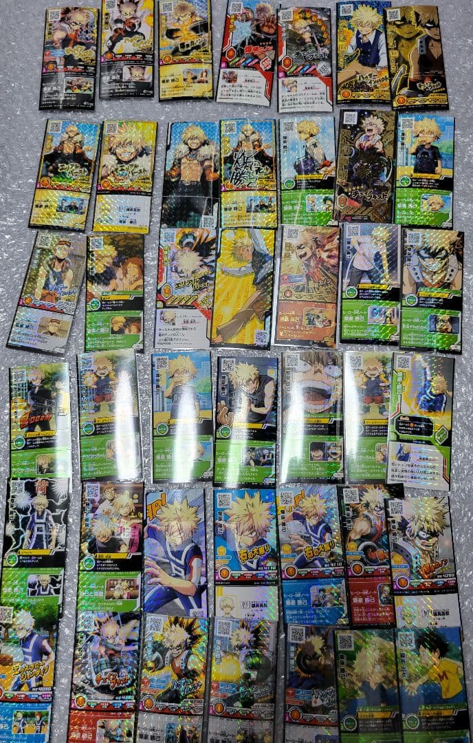 ヒロバト　十傑　爆豪　サインカード 僕のヒーローアカデミア ヒロバト 爆豪勝己 限定サイン - メルカリ