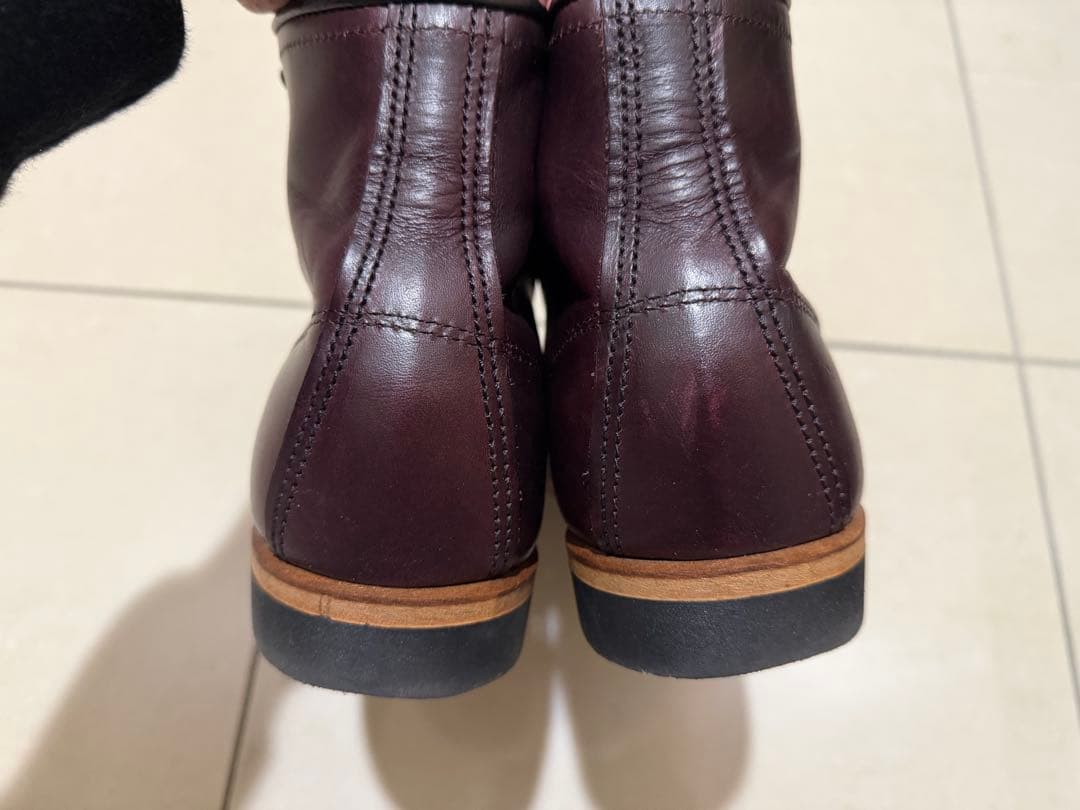 美品 新ベックマン 9419 US7.5（25.5cm）箱 代え紐付き