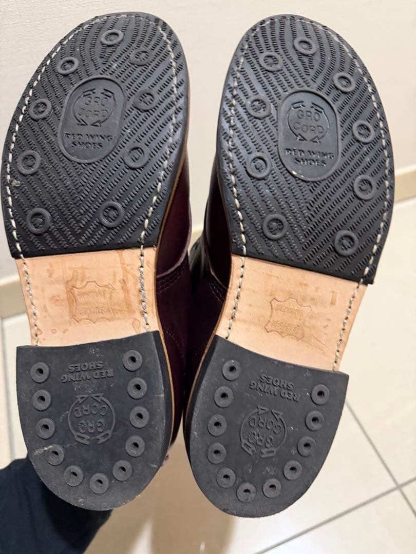 美品 新ベックマン 9419 US7.5（25.5cm）箱 代え紐付き