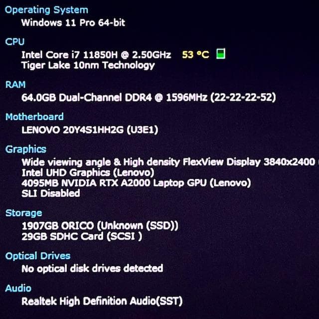 《極美品》モバイルワークステーション【 ThinkPad P1 Gen4 】