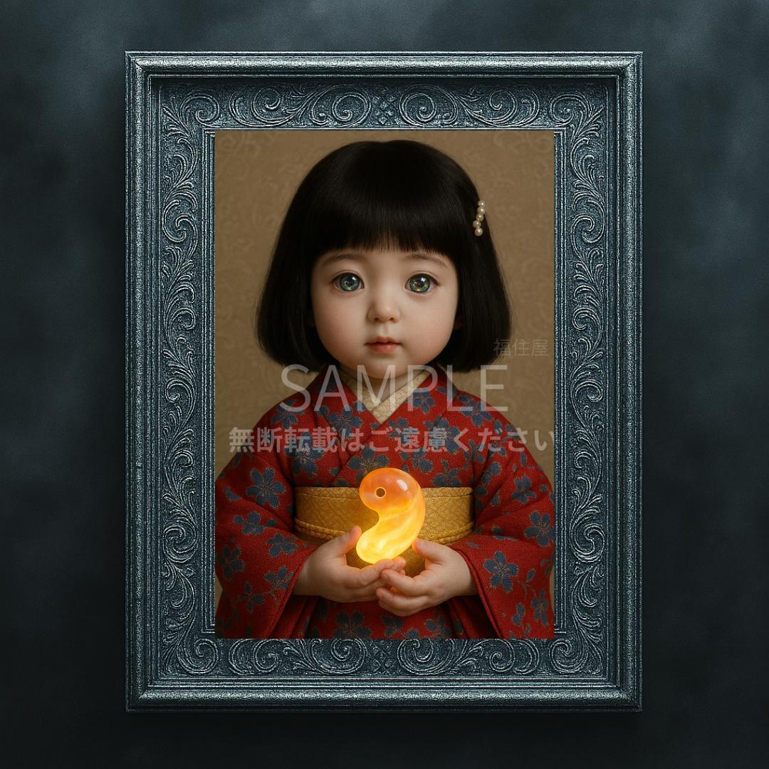 特級呪物】チョウピラコ様宿る“いちまさま”幸運を呼ぶ写心画 - メルカリ