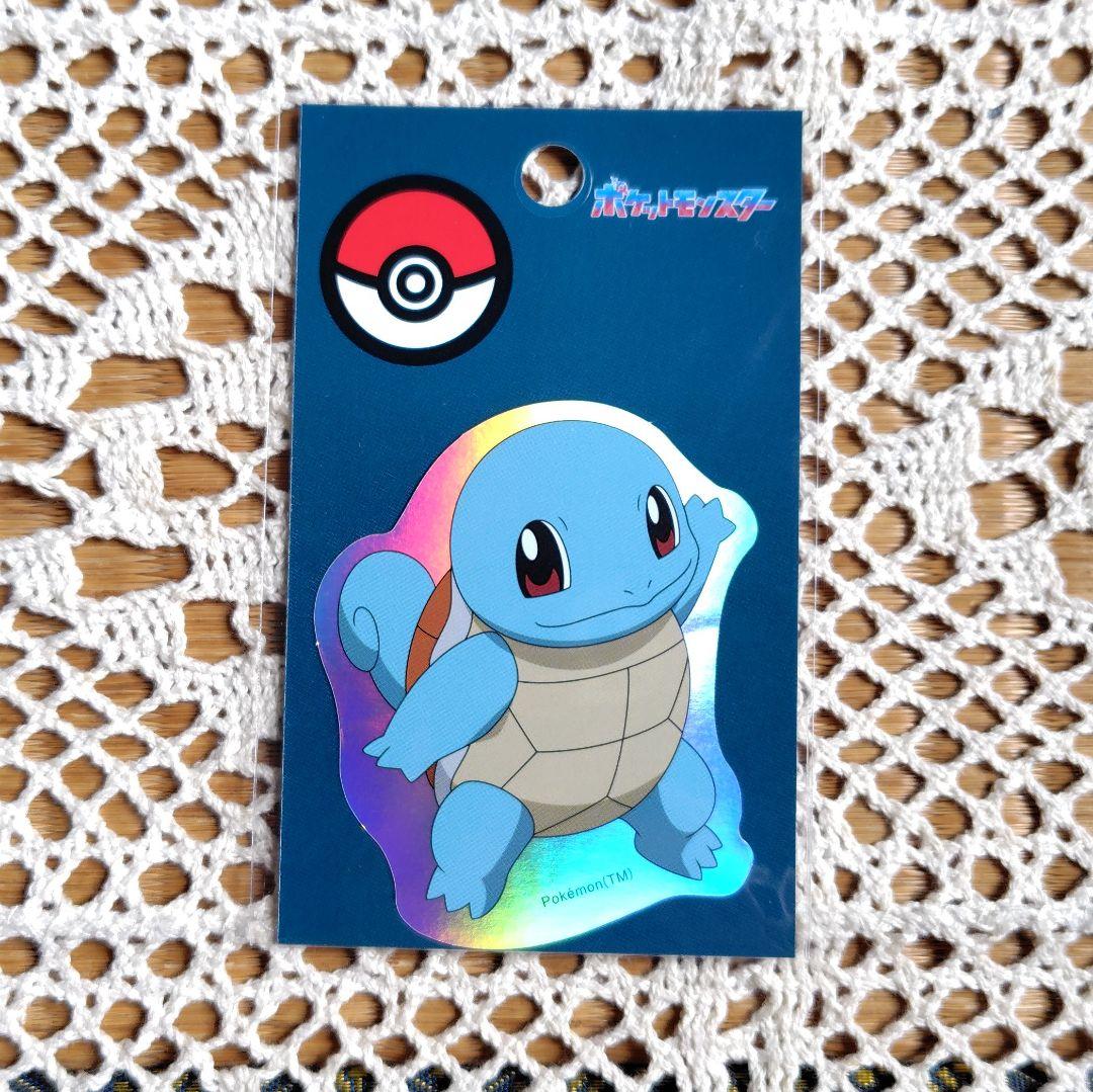 ポケモン ゼニガメ 銀ステッカー - メルカリ