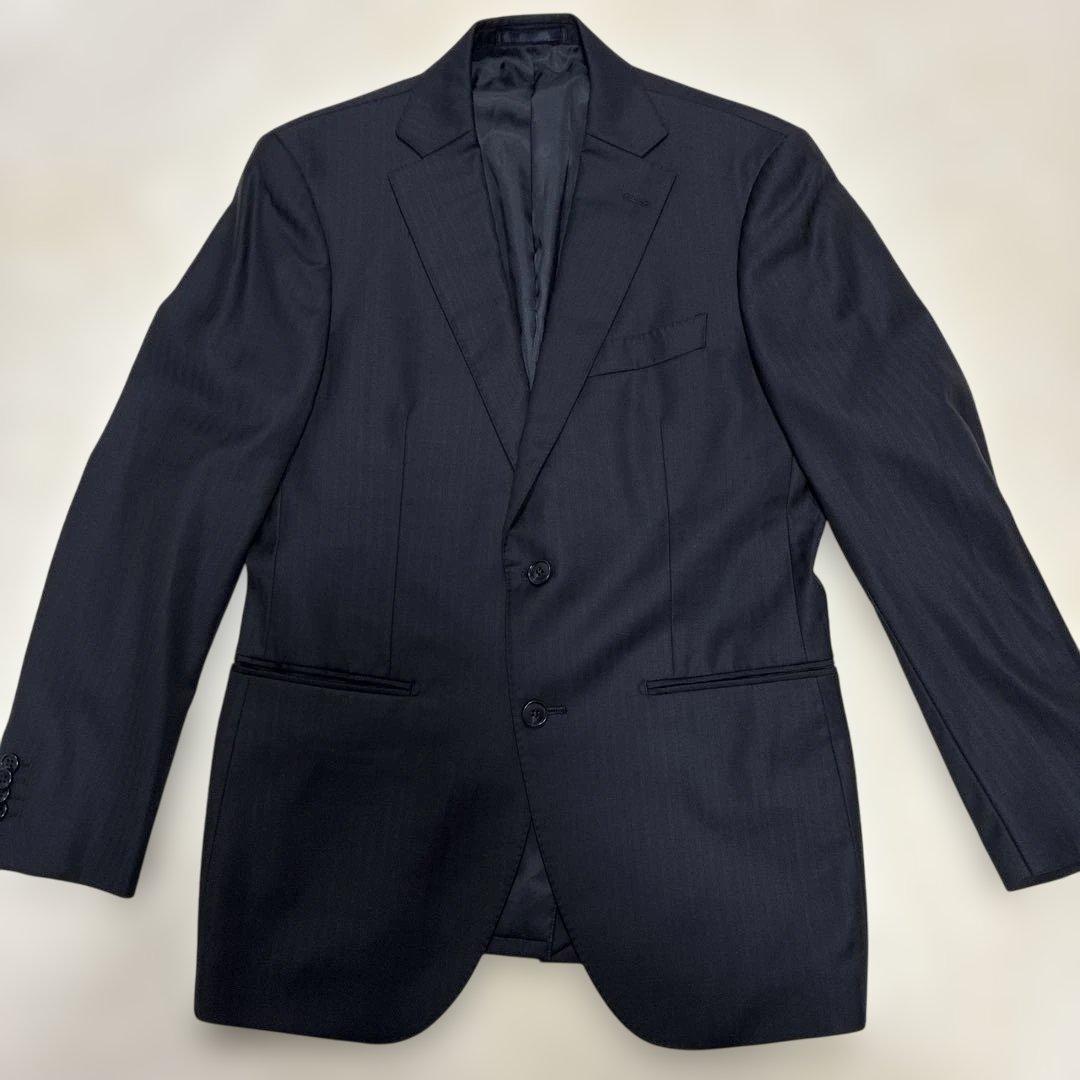 ✨ 美品 MITSUMINE ミツミネ ロロピアーナ スーツ シャドーストライプ