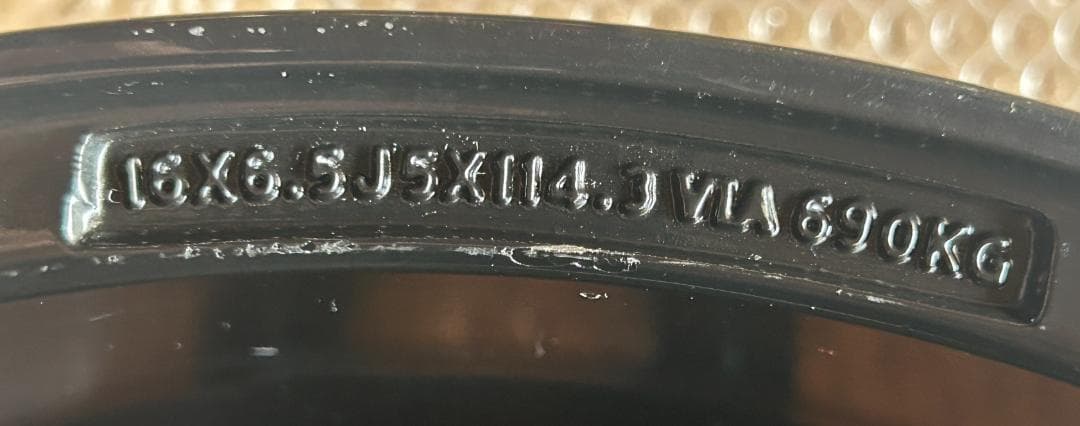 MONZA JP STYLE 16インチ 6.5J 5H-114.3 中古セット