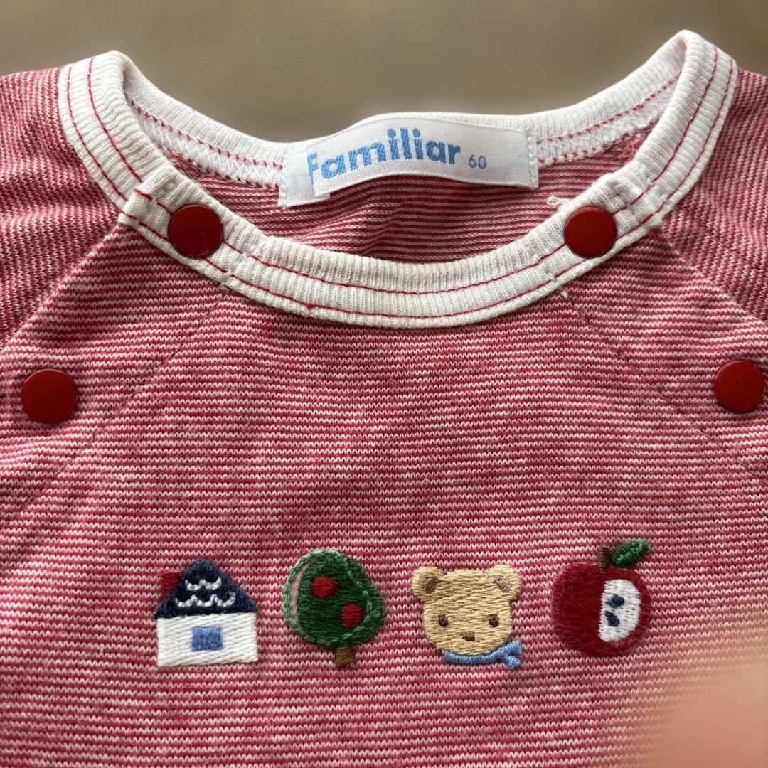 familiar 60サイズ ロンパース - メルカリ