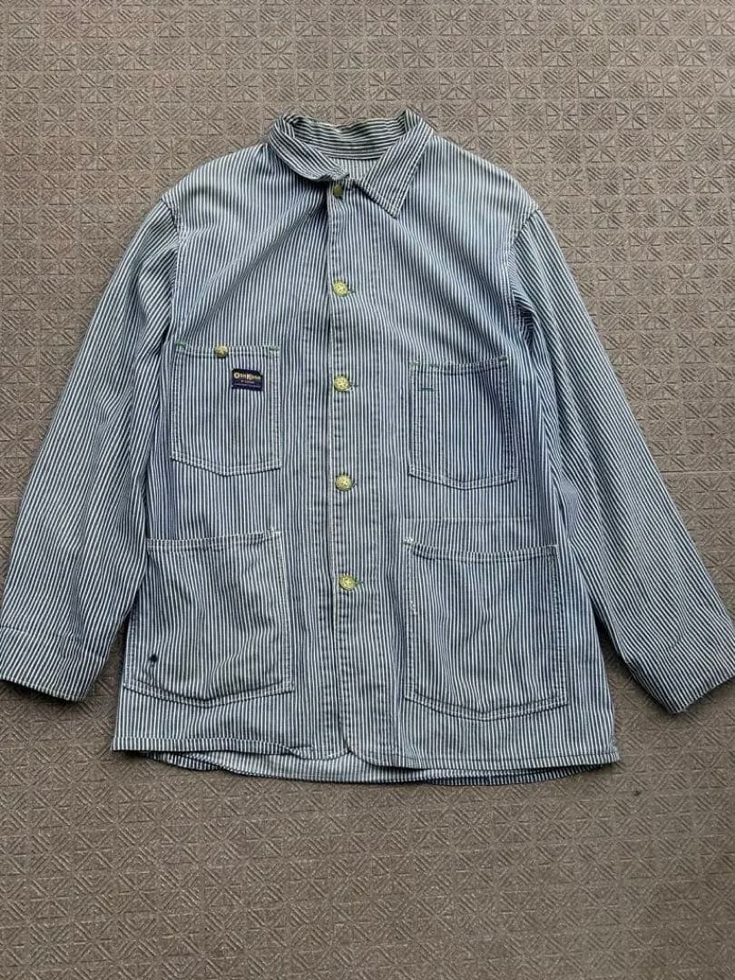 oshkosh オシュコシュ ヒッコリーカバーオール 50s 60s - メルカリ