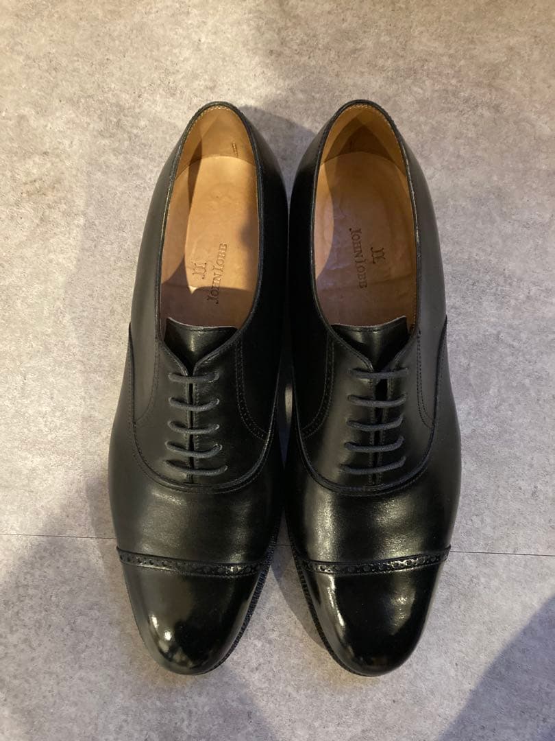 未使用 希少 john lobb ボノーラ製 philip 8.5E
