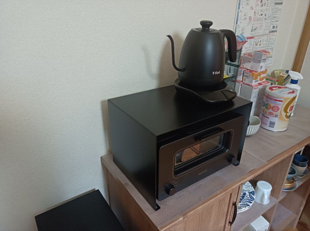 大好評 バルミューダ トースター専用ラック マグネット脱着可 黒色