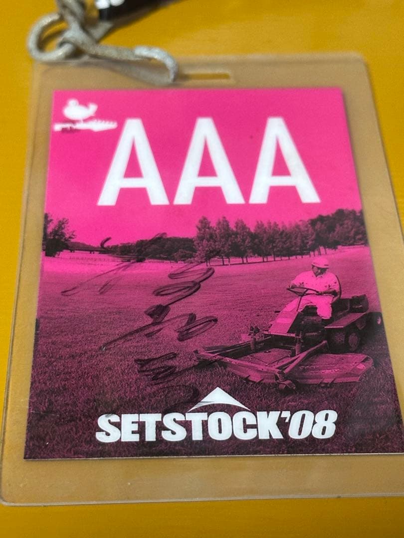 非売品 激レア 桜井和寿 直筆サイン入り SETSTOCK08バックステージパス 非売品 激レア 桜井和寿 直筆サイン入り SETSTOCK08バックステージパス