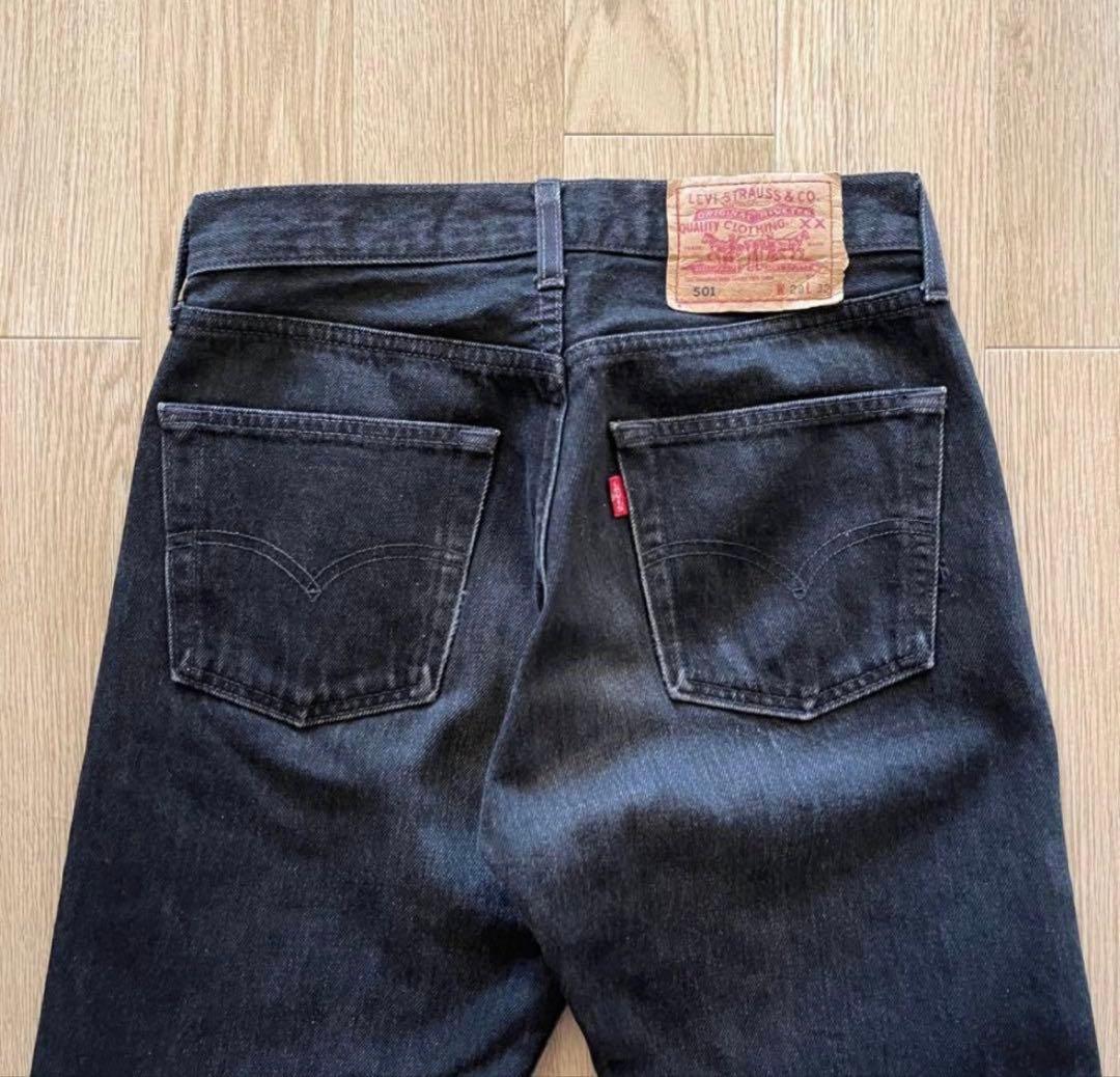 88〜90s Levi's 501 USA製ブラックデニム 後染めW28 L32 - メルカリ