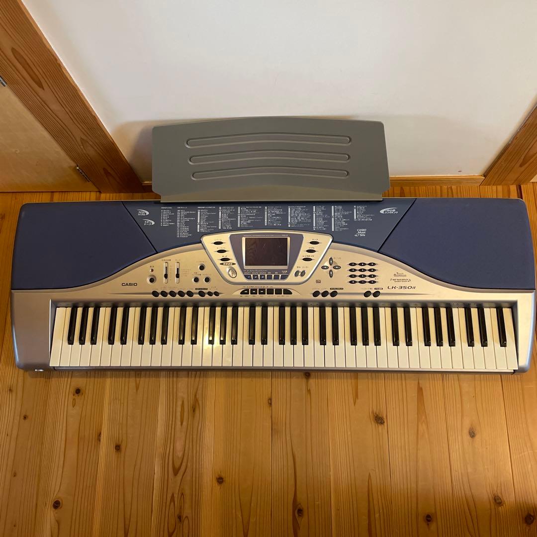 ひつじさん専用】電子ピアノCASIO光ナビ LK-350IT 76鍵盤 - メルカリ