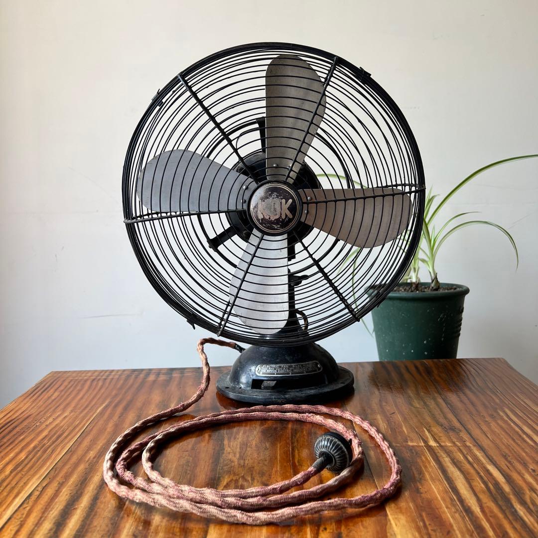 扇風機 昭和レトロ オブジェ ヴィンテージ - メルカリ