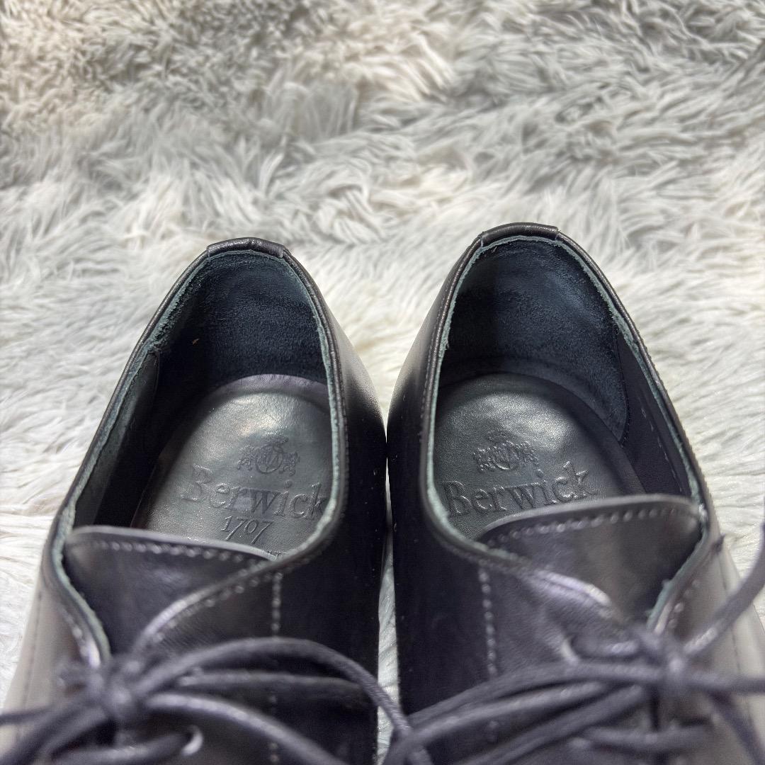 極美品✨Berwick UK6(25.5cm) プレーントゥ シューキーパー付属