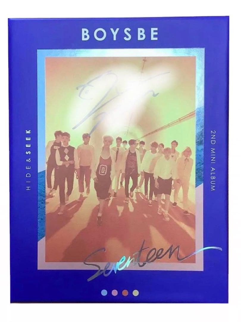 SEVENTEEN ジョンハン　BOYS BE サイン アルバム トレカ 2026年最新】seventeen ジョンハン サインの人気アイテム - メルカリ