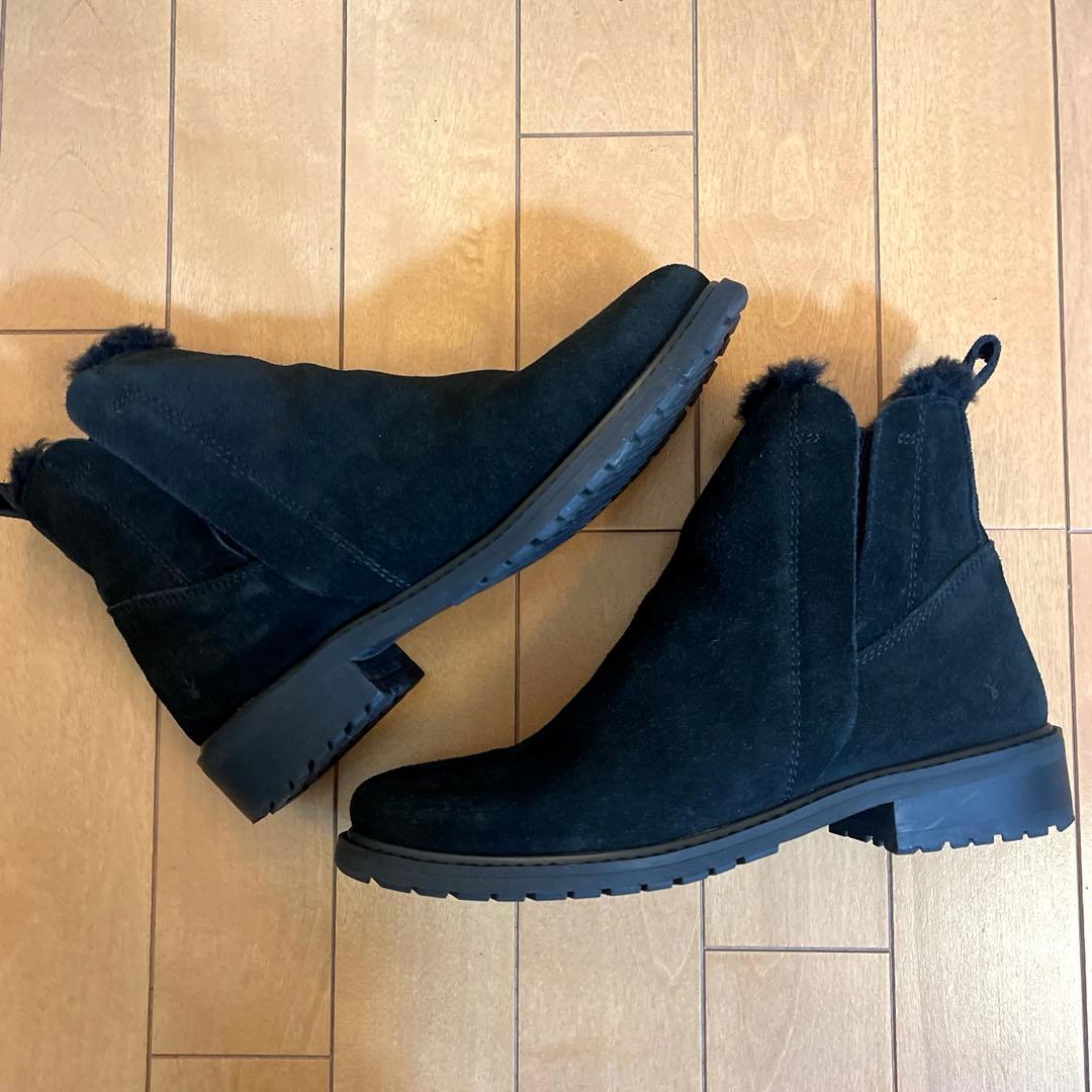 美品】EMU Australia Pioneer サイドゴアブーツ 25cm黒 - メルカリ